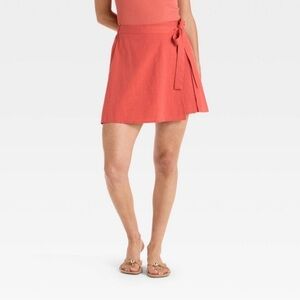 Women's Tie Mini A-Line Skirt
A New Day
Rust
Small
New with Tag